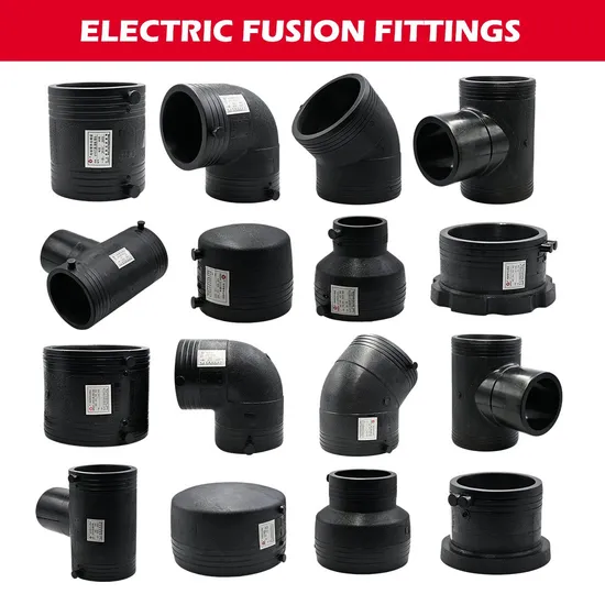PE Fitting Electrofusion Reducing Tee HDPE Pipe Fitting