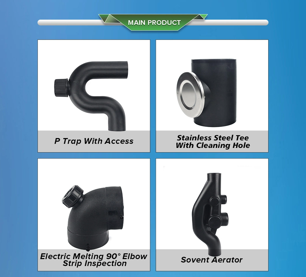 SDR26, Electrofusion Coupling, Design Calculated HDPE Fitting Siphonic Drainage System