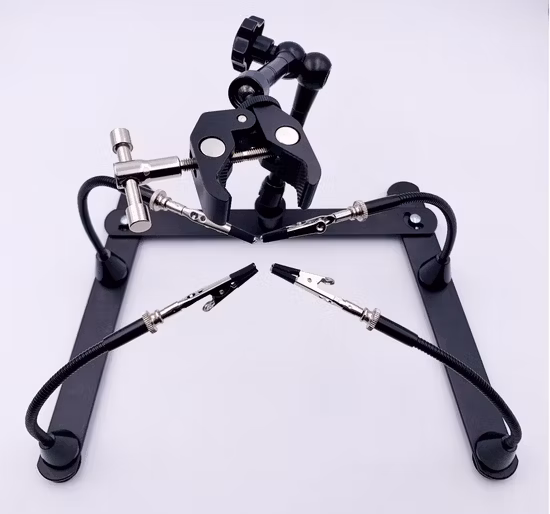 Helping Hands Table de soudure professionnelle pour outil de réparation de soudure PCB