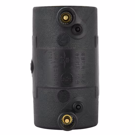 Raccord de tuyau PE PEHD électrofusion Accouplement électrofusion pour PE100 PN16 PN10