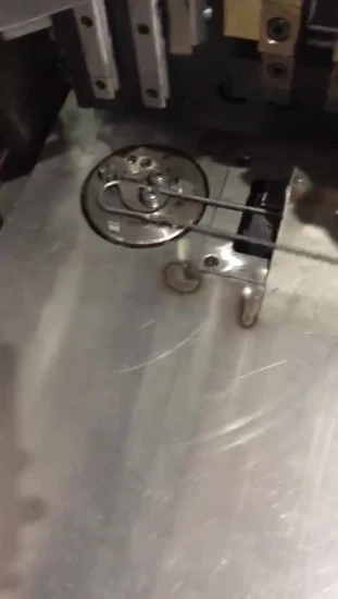 En appuyant sur le trou de poinçonnage de fil rond nouvelle fonction 2D CNC Machine à cintrer les fils avec soudage bout à bout